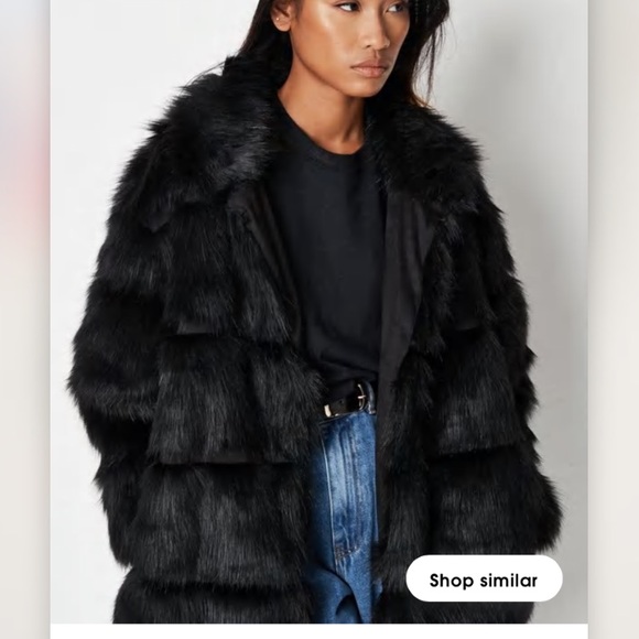 Faux Fur Coat - Picture 3 of 5